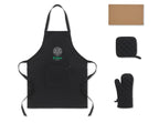 GALA SET – Recycled cotton kitchen set – item picture printed