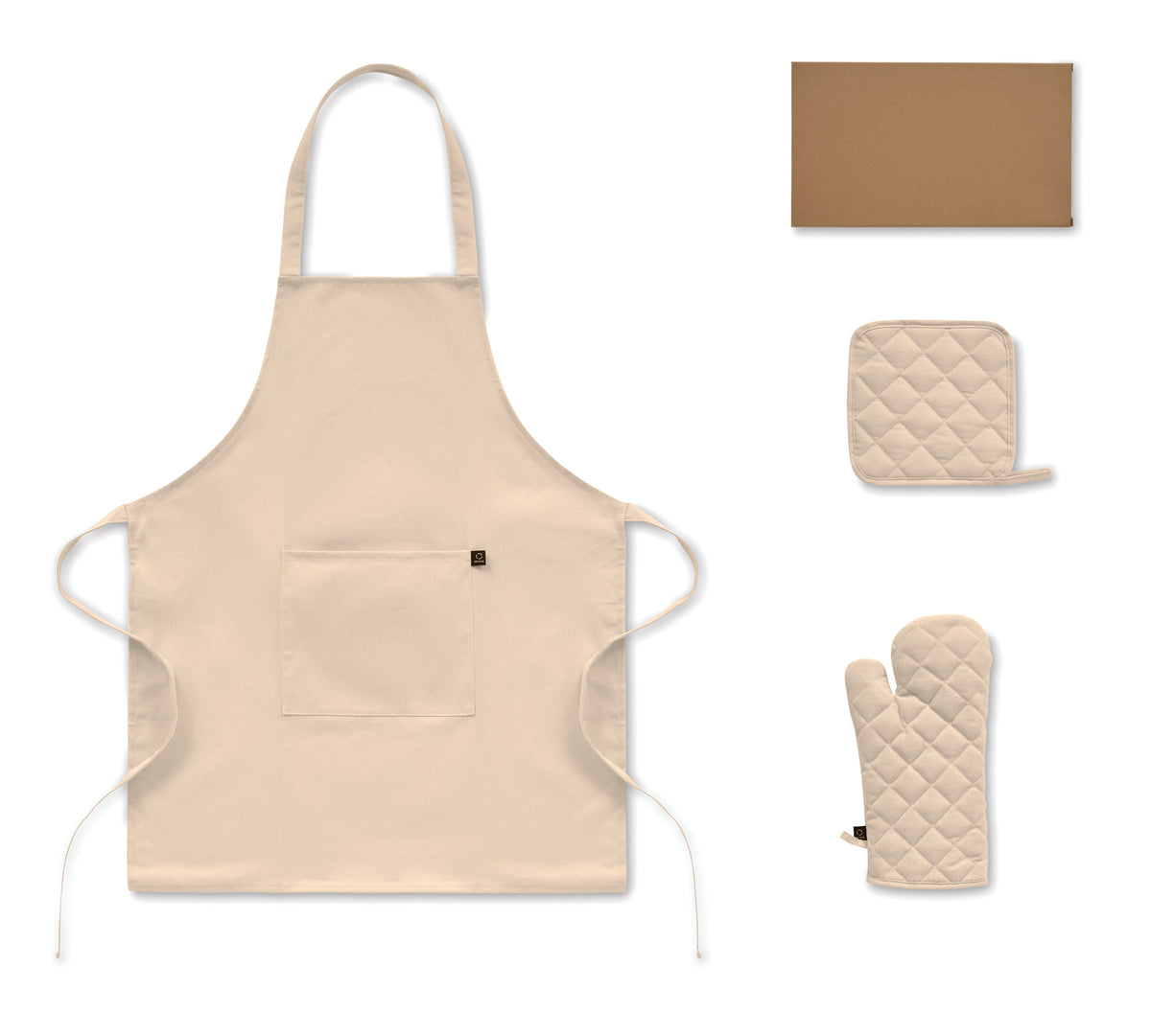 GALA SET – Recycled cotton kitchen set – Beige