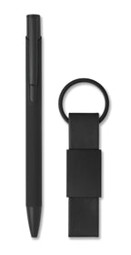 ESCRI SET – Ball pen & PU Keyring set – item picture back