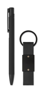 ESCRI SET – Ball pen & PU Keyring set – item picture 1
