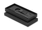 ESCRI SET – Ball pen & PU Keyring set – Black