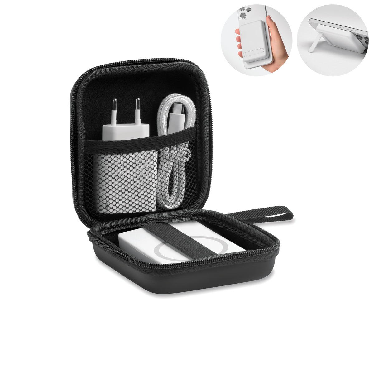 ATLAS – Magnetic power bank set 5000mAh – White