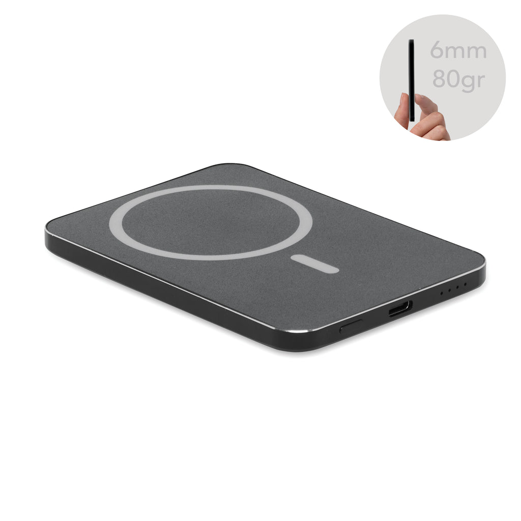 SLIMVOLT – Slim magnetic power bank 20W – Black