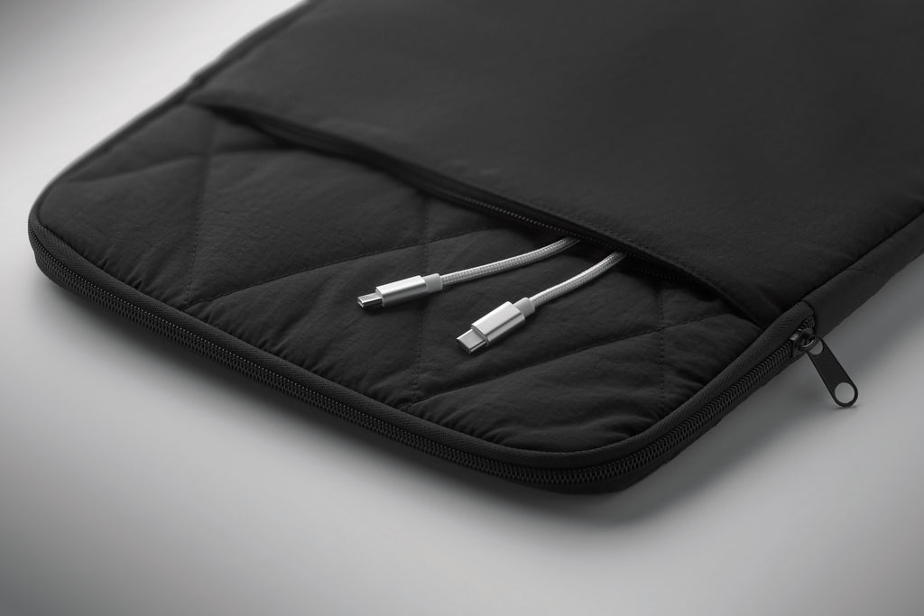 KLYRO – Nylon laptop pouch 15" – item picture open