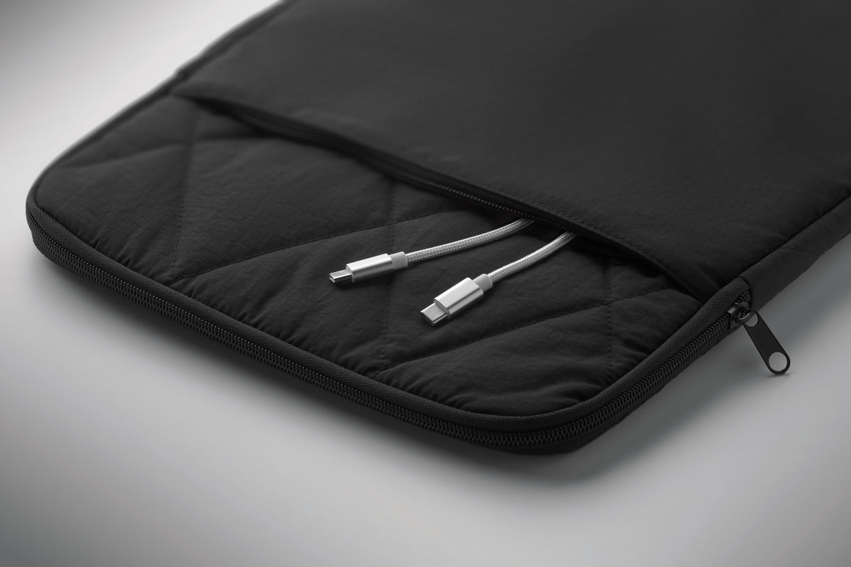 KLYRO – Nylon laptop pouch 15" – item picture open