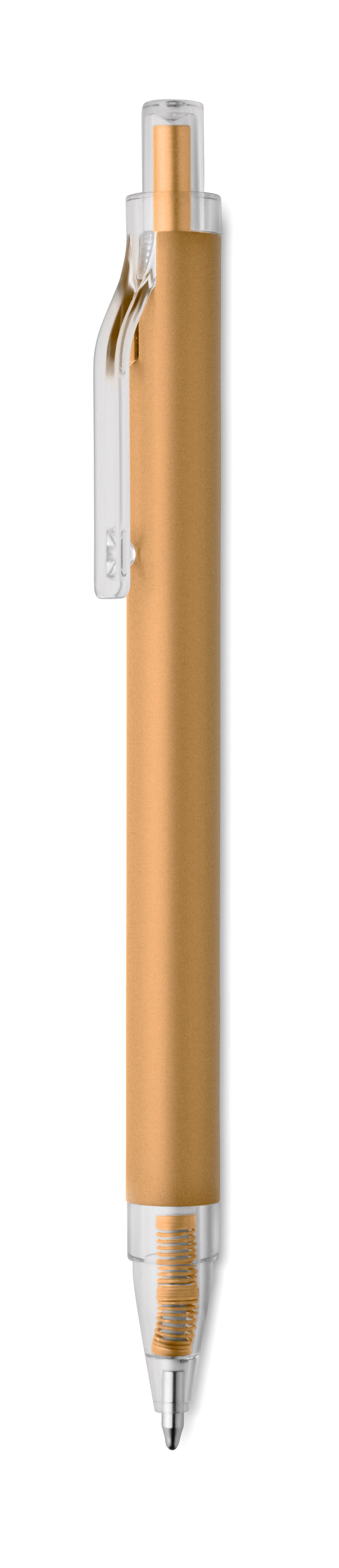 NOSTA – Recycled aluminium ball pen – Matt Gold
