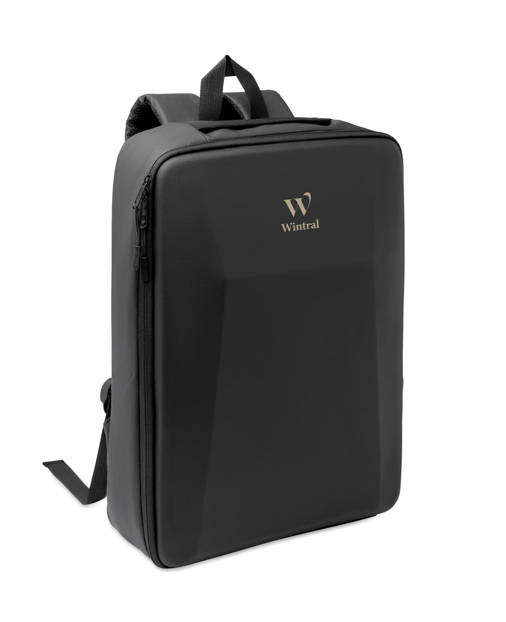 NOVIX – 15" hard shell RPET backpack – item picture printed