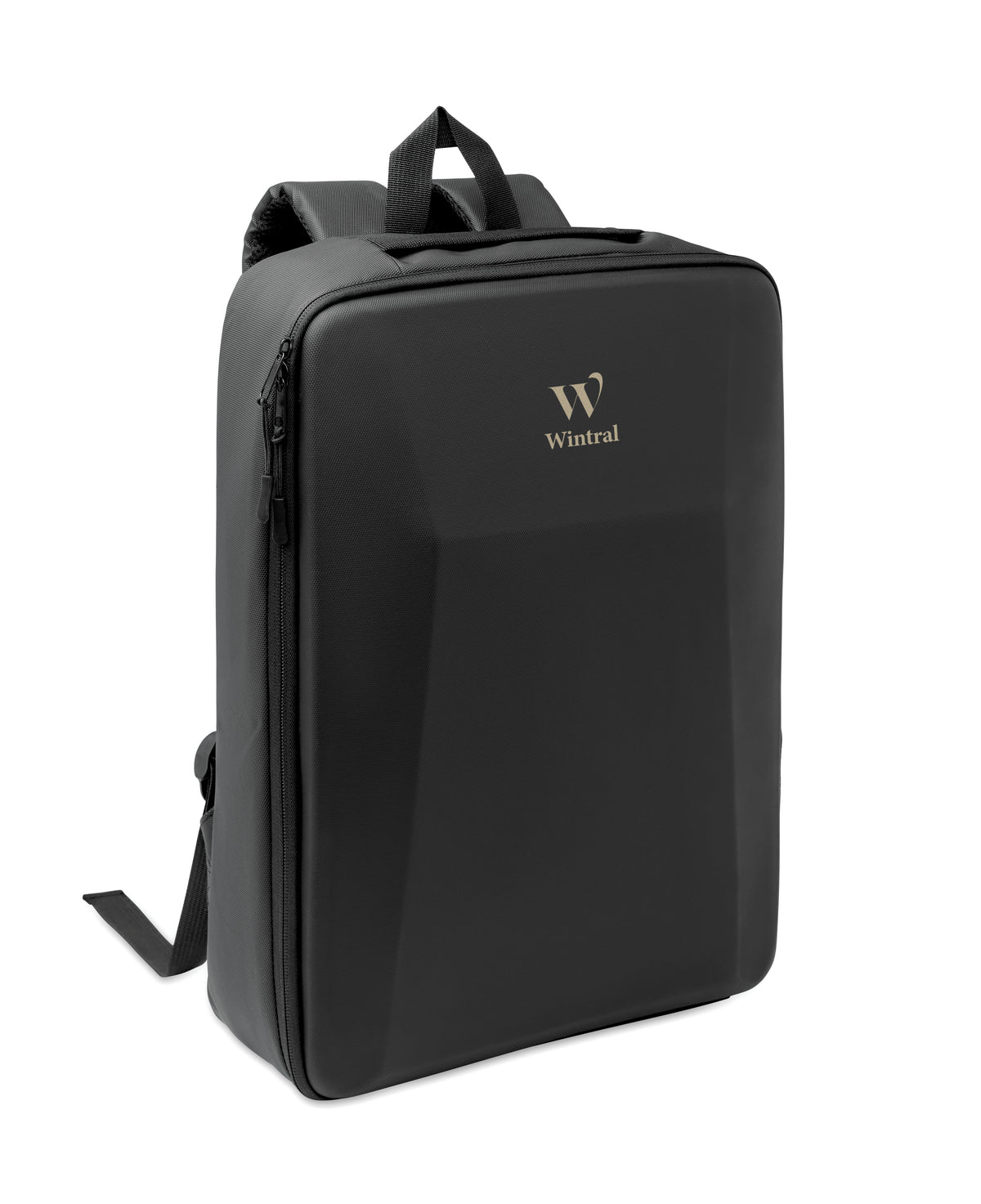 NOVIX – 15" hard shell RPET backpack – item picture printed