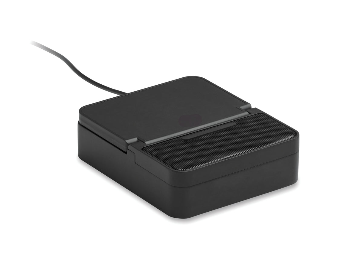 CHARGEBEAT – Wireless speaker & charger 15W – item picture back