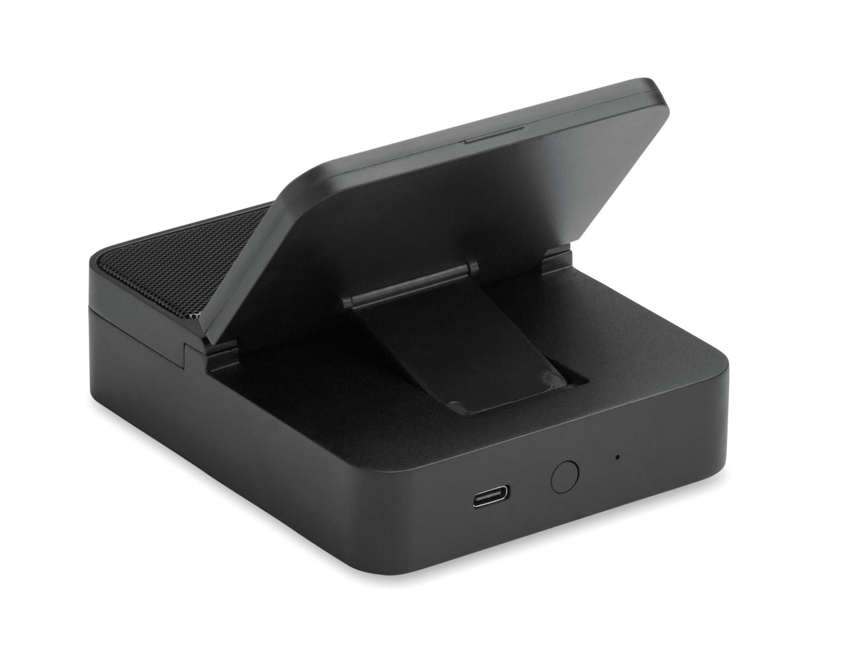 CHARGEBEAT – Wireless speaker & charger 15W – item picture open