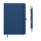 ARCOPEN – A5 recycled PU notebook set – Blue