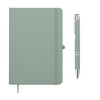 ARCOPEN – A5 recycled PU notebook set – Mint Green