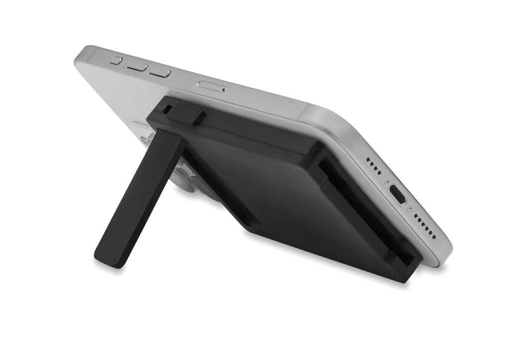MACARD – Magnetic cardholder & stand – item picture open