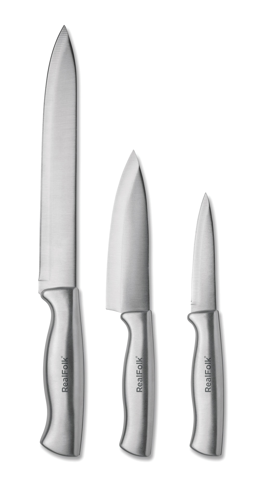 COCINERO – Stainless steel knife set 3pcs – item picture printed