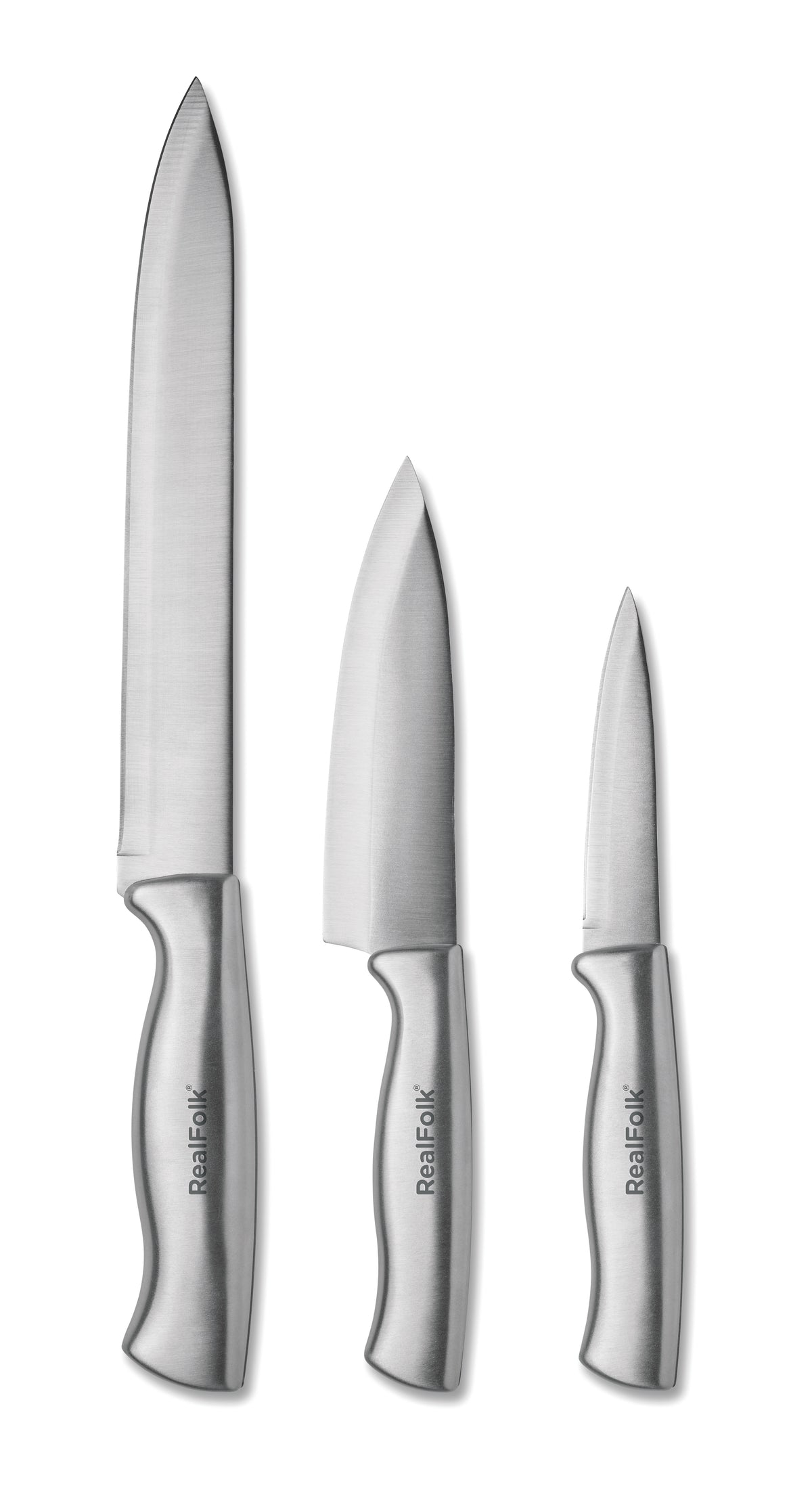 COCINERO – Stainless steel knife set 3pcs – item picture printed