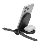 ELASTI – Foldable 3-in-1 charger 15W – item picture open