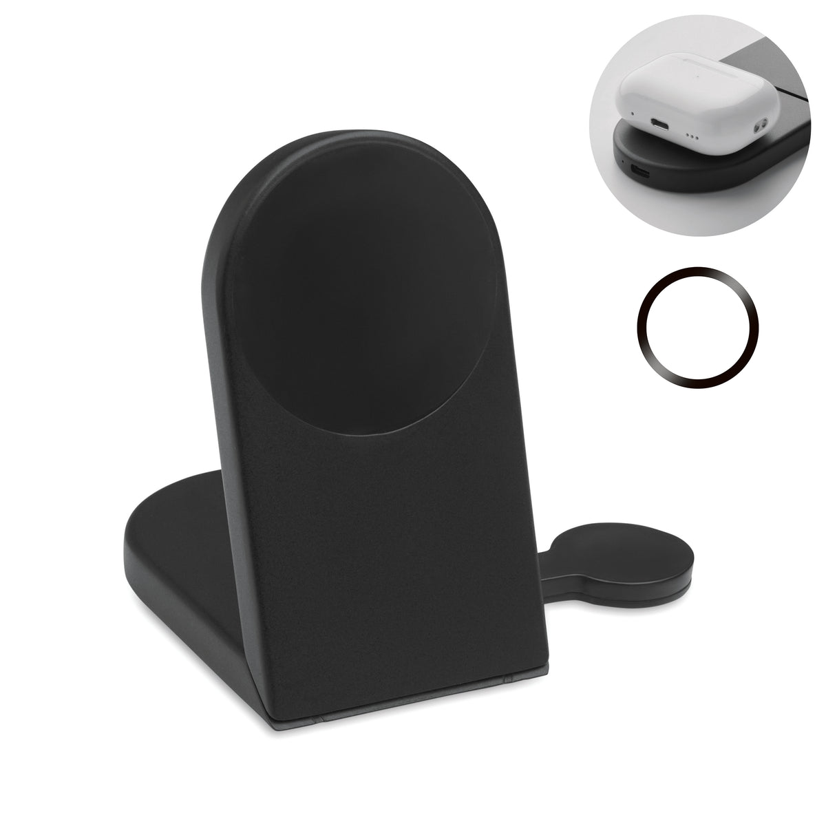 ELASTI – Foldable 3-in-1 charger 15W – Black