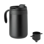 CAFETITO – Double wall mug coffee filter – Black