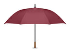RAYNA – 27" auto umbrella wood handle – Burgundy