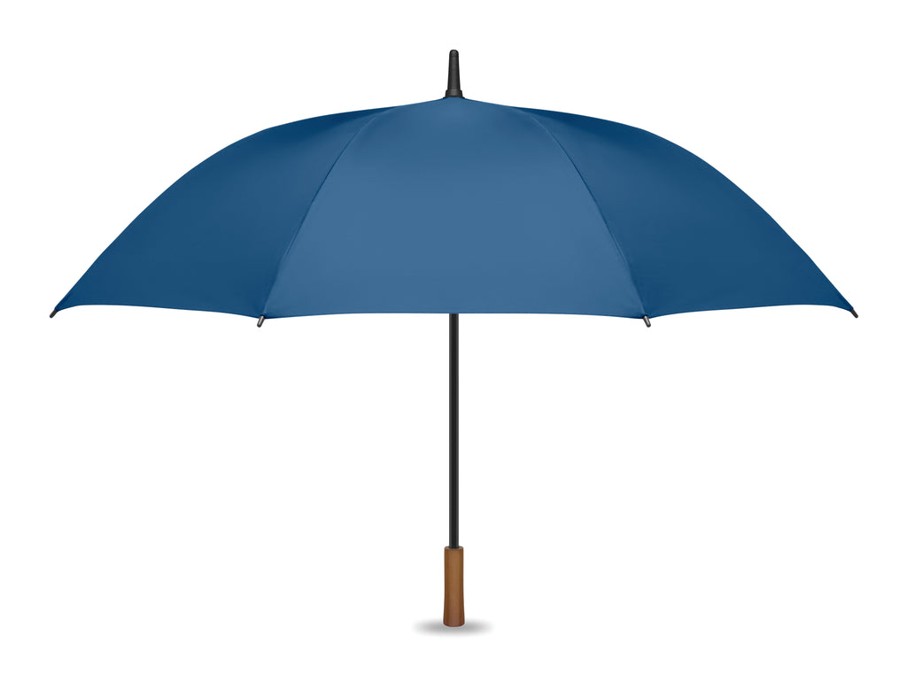 RAYNA – 27" auto umbrella wood handle – Royal Blue
