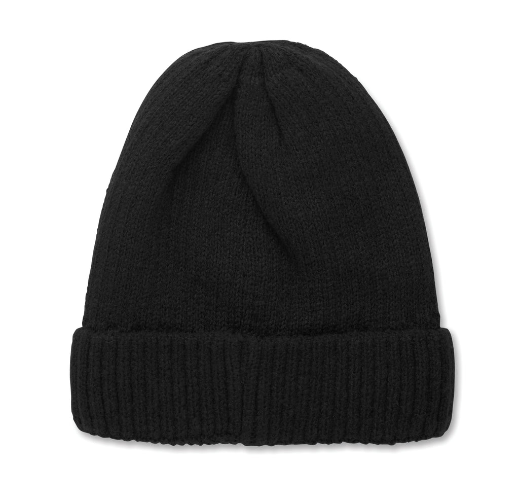 PUNTOS – Knitted beanie with cuff – item picture back