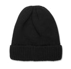 PUNTOS – Knitted beanie with cuff – item picture back