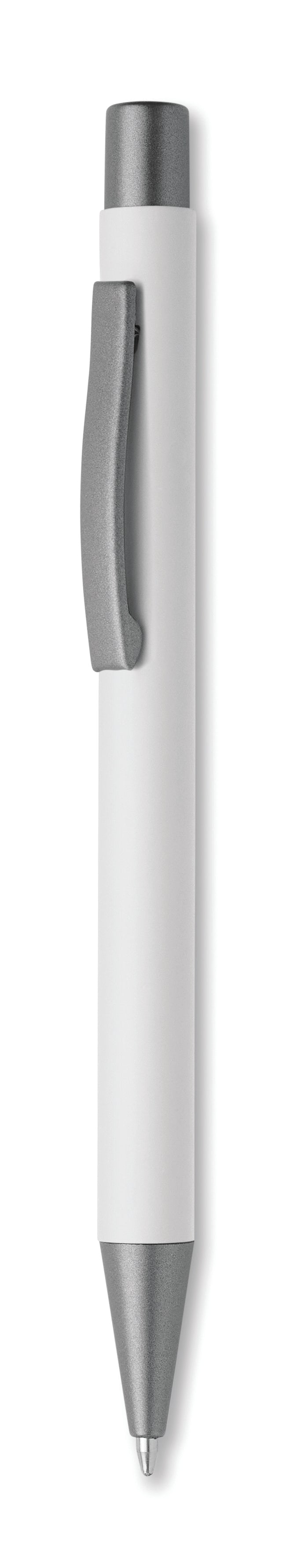 NALI – Recycled aluminium ball pen – White