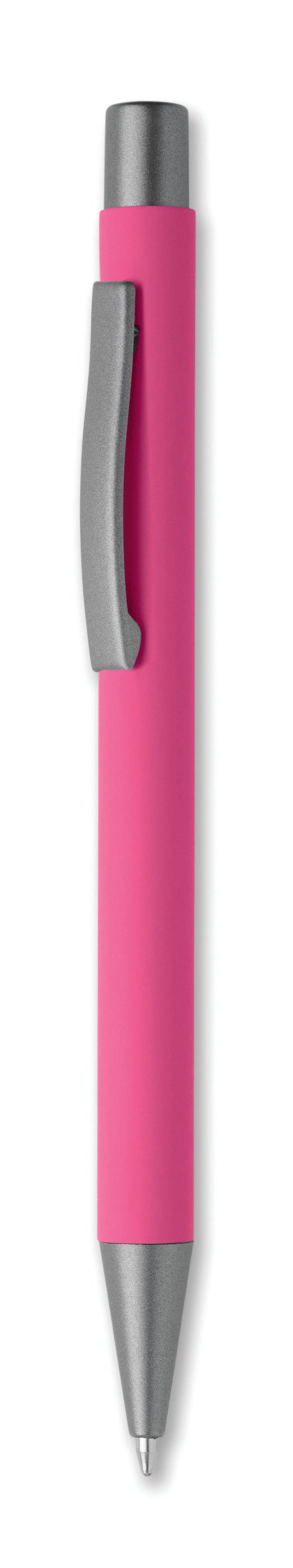 NALI – Recycled aluminium ball pen – Fuchsia