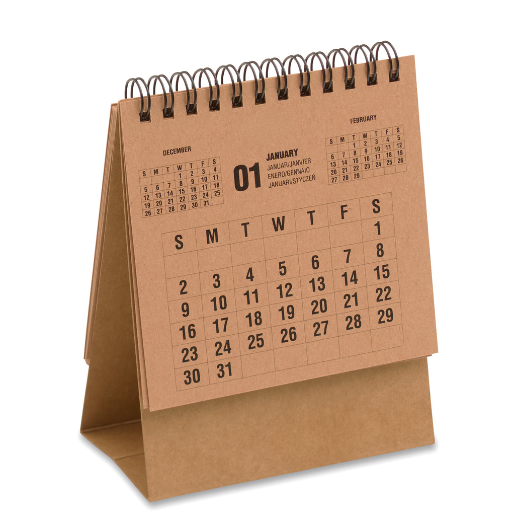 YEARS – 4-year desktop calendar – item picture back