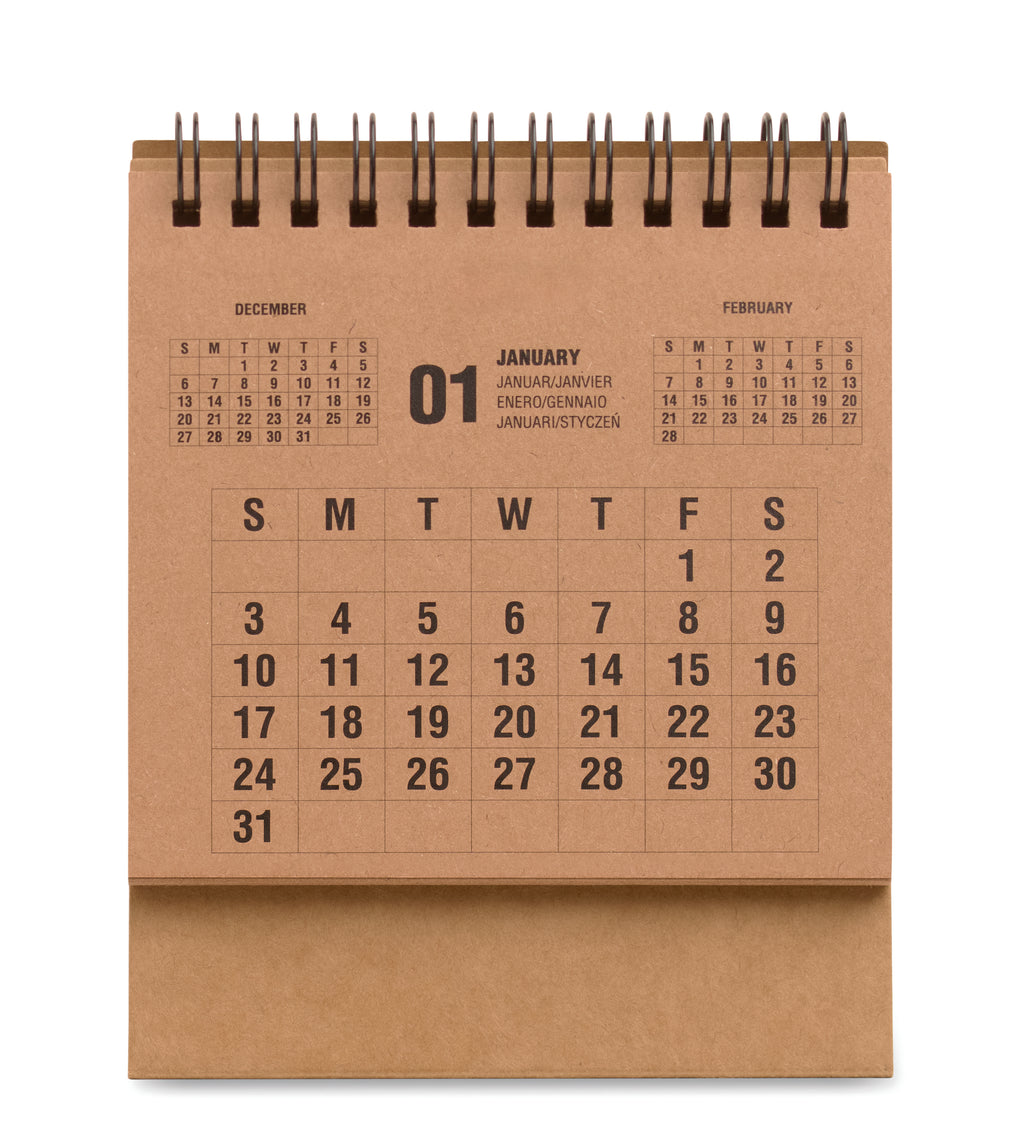 YEARS – 4-year desktop calendar – item picture top