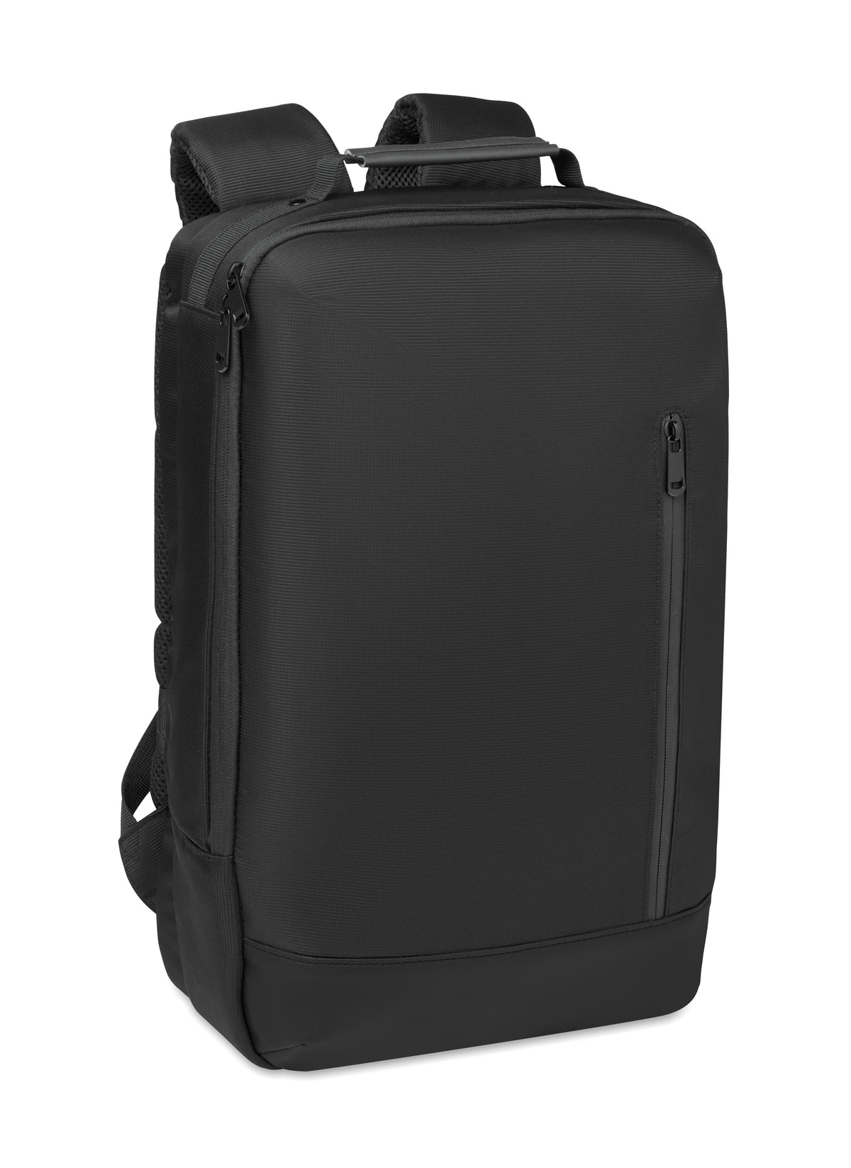 BOSTON – 15" laptop jacquard backpack – Black
