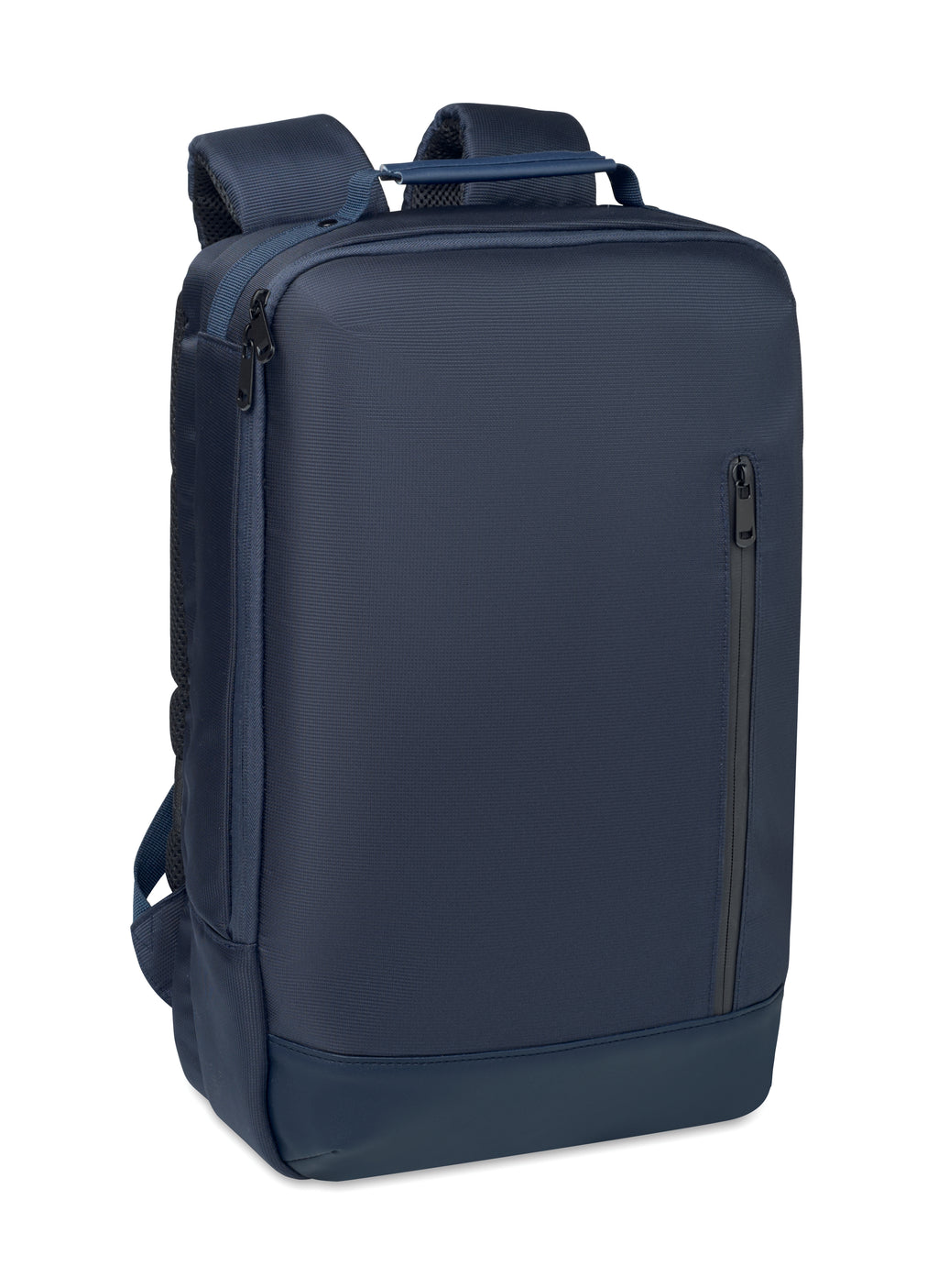 BOSTON – 15" laptop jacquard backpack – Blue
