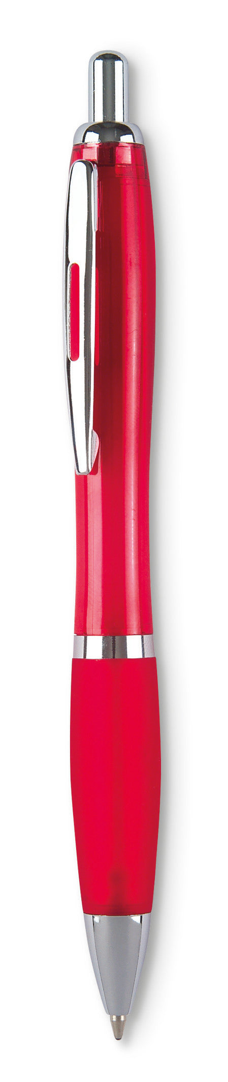 RIOCOLOUR – Riocolor Ball pen in blue ink – Transparent Red