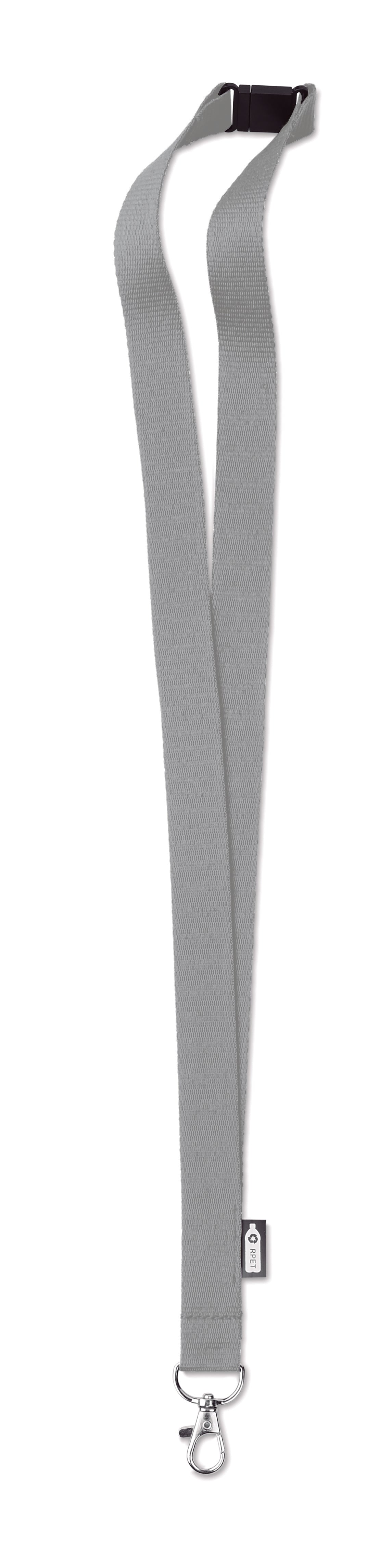 LANY RPET – Lanyard in RPET 20 mm – Grey