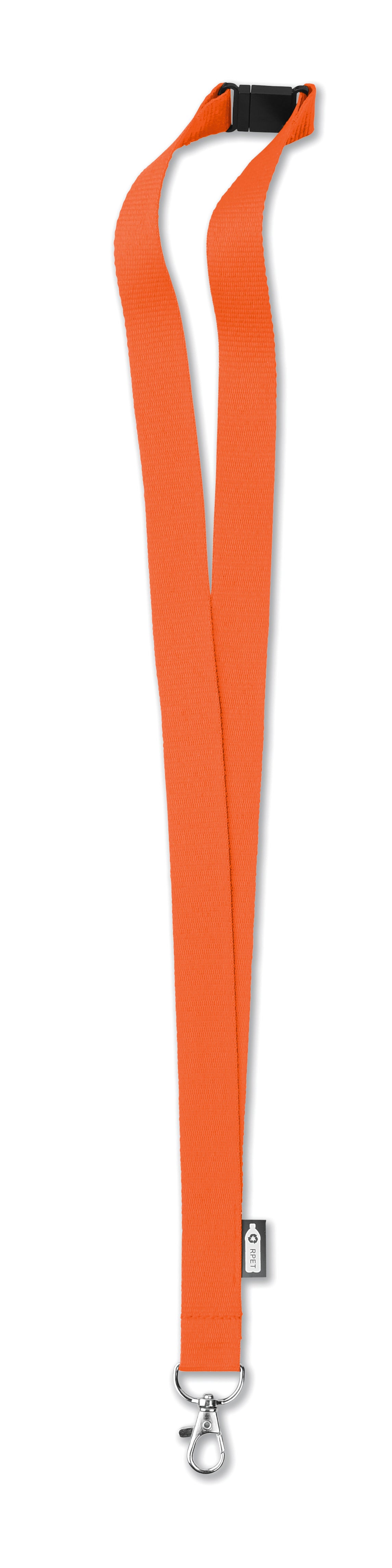 LANY RPET – Lanyard in RPET 20 mm – Orange