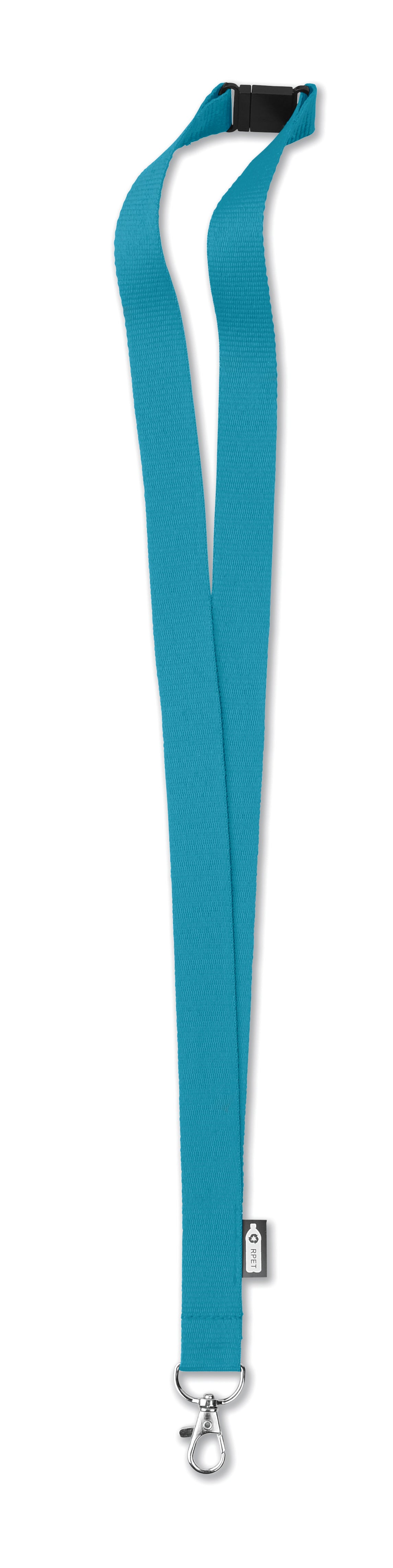 LANY RPET – Lanyard in RPET 20 mm – Turquoise