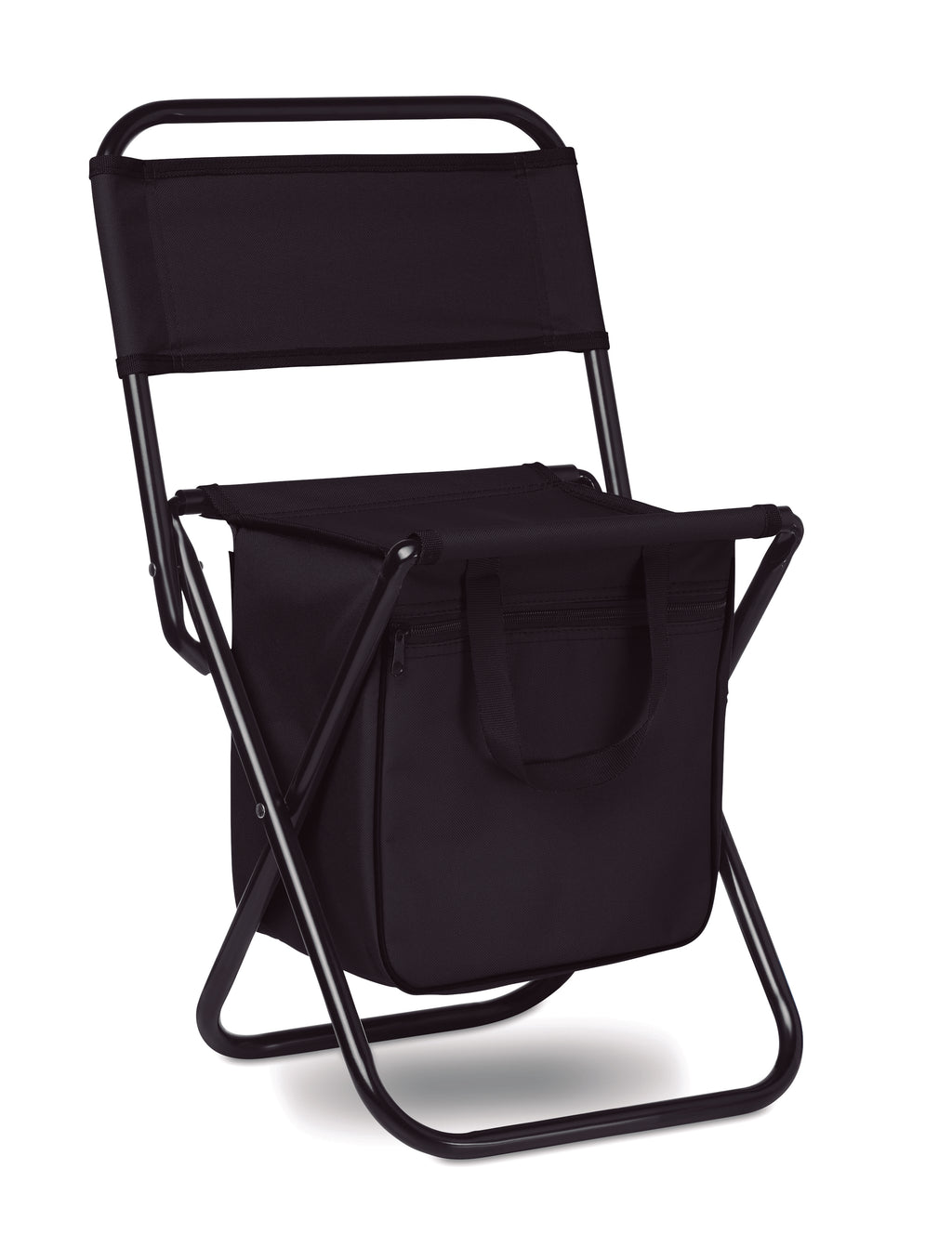 SIT & DRINK – Foldable 600D chair/cooler – Black