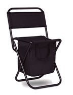 SIT & DRINK – Foldable 600D chair/cooler – Black