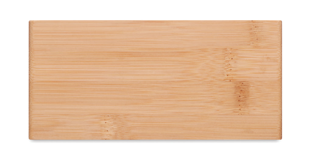 MORO – Wireless charger in bamboo 5W – item picture open