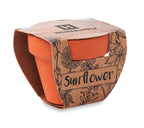 SUNFLOWER – Terracotta pot 'sunflower' – item picture printed