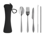 5 SERVICE – Cutlery set stainless steel – item picture back