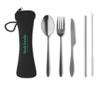 5 SERVICE – Cutlery set stainless steel – item picture printed