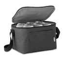 CUBA – 600D RPET Cooler bag for cans – item picture open