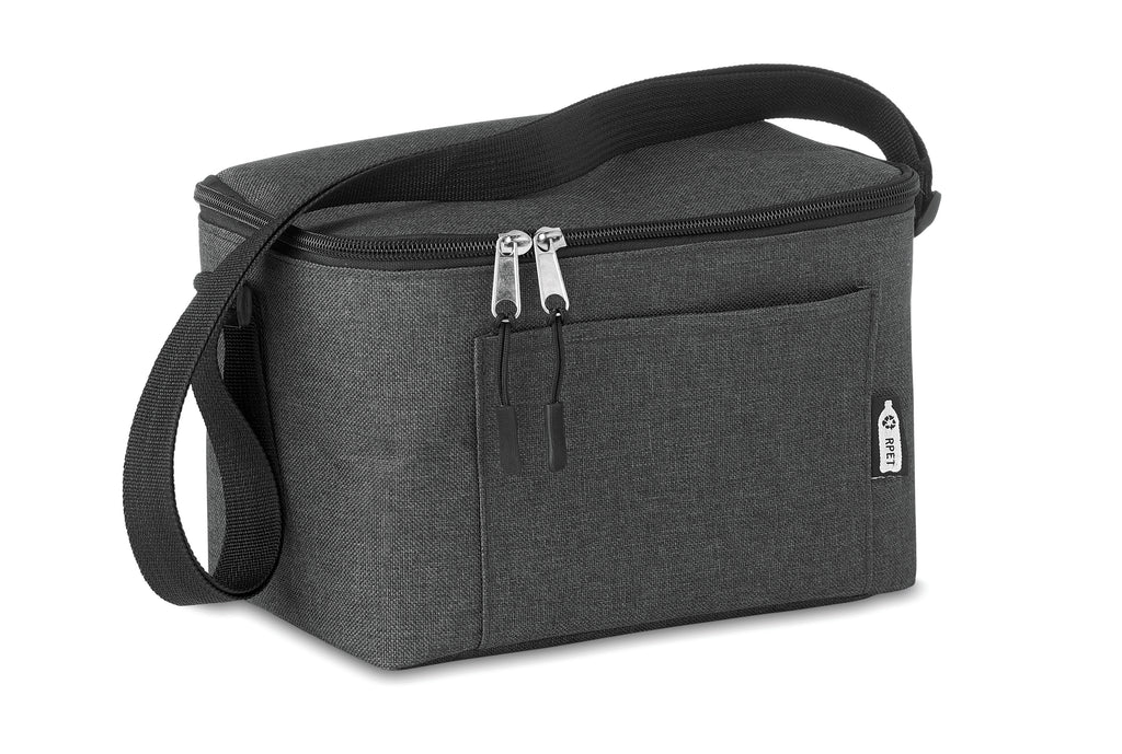 CUBA – 600D RPET Cooler bag for cans – Black