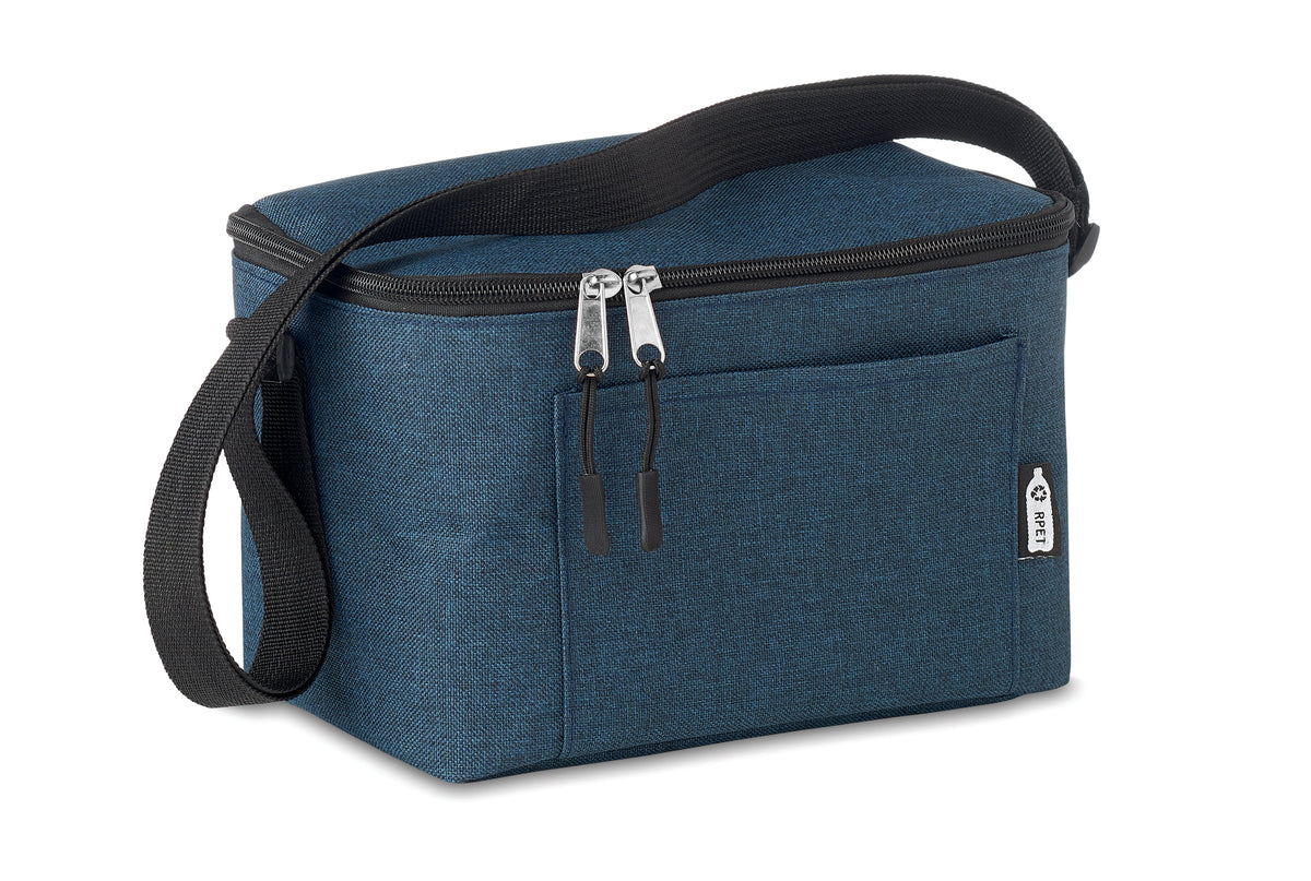 CUBA – 600D RPET Cooler bag for cans – Blue