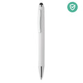 BLANQUITO CLEAN – Antibacterial stylus ballpen – White