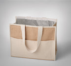 CAMPO DE GELI – Jute and canvas cooler bag – item detail picture