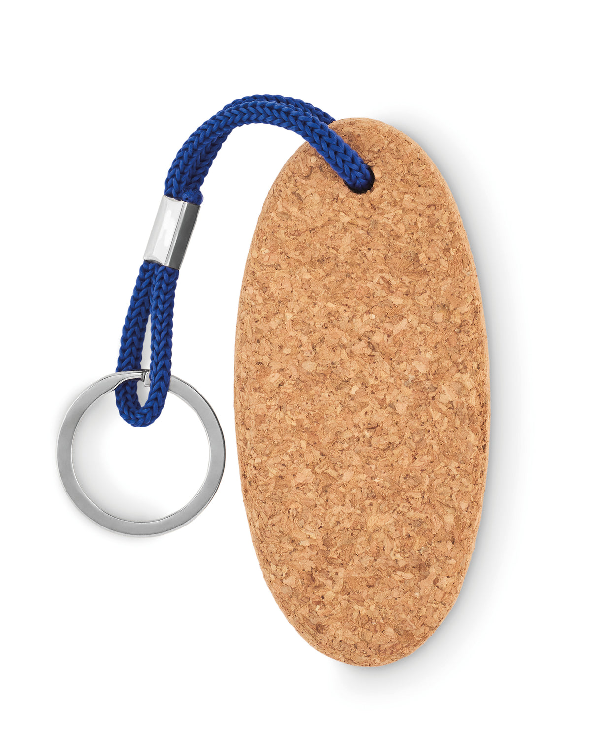 BOAT – Floating cork key ring – Royal Blue