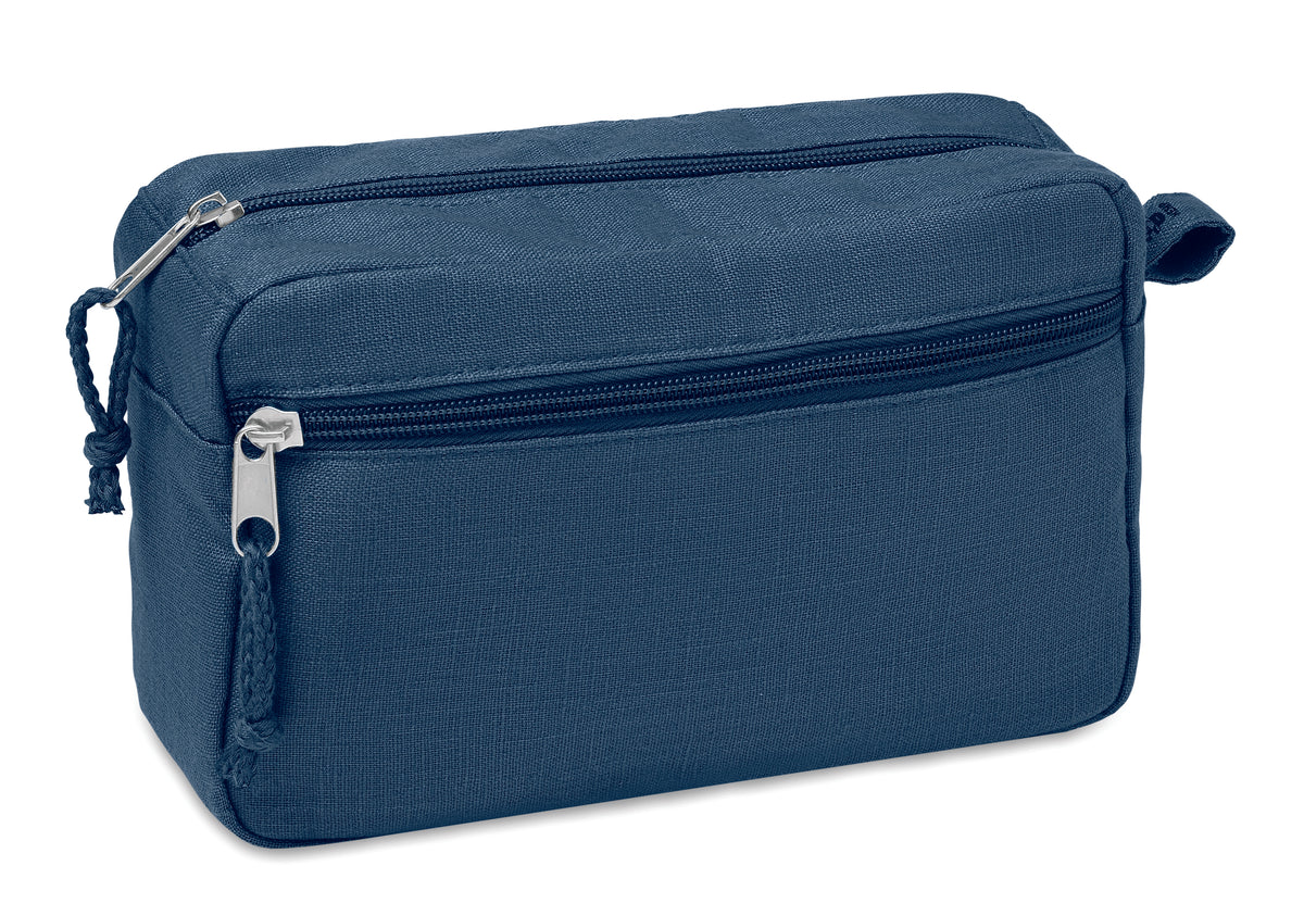NAIMA COSMETIC – Hemp toilet bag hemp 200 gr/m² – Blue