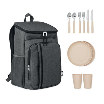 MONTECOOL – Outdoor cooler bag 600D RPET – Black